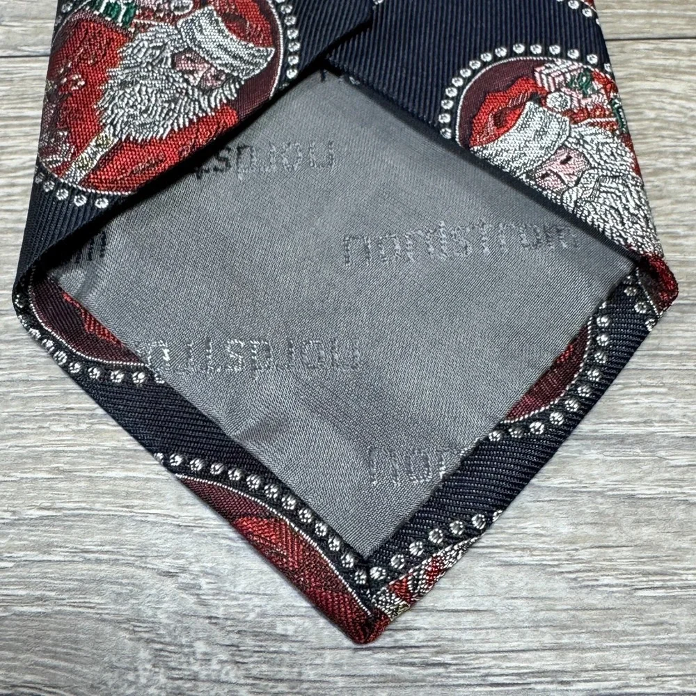 Robert Talbott Nordstrom Santa Claus Handmade Luxury 100% Silk Neck Tie Made USA